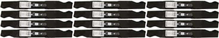 12 Pack Stens 325-827 Mulching Blade Cub Cadet 942-0739
