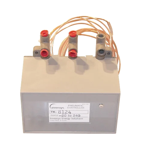 Schneider Electric (Barber Colman) TK-8124 Pneumatic Bulb Thermostat, Proportional Two Pipe, Reverse Acting