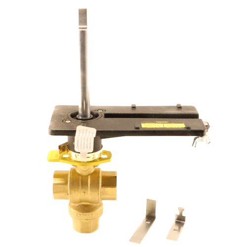 Schneider Electric VB-2313-500-9-15 3/4″ NPT 3-Way Bronze Ball Valve 3.8 Cv w/ Linkage