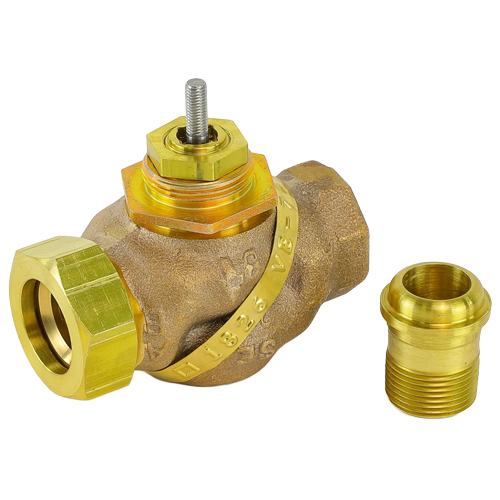 Schneider Electric VB-7211-0-4-5 Globe Valve, 3/4″ NPT x Union, 5.5 Cv, 2-Way