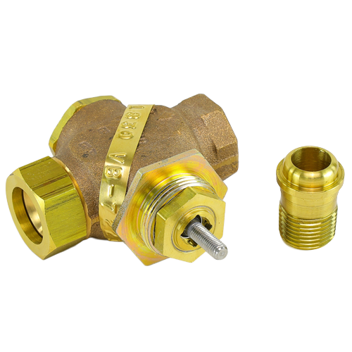 Schneider Electric VB-7221-0-4-4 Globe Valve, 1/2″ NPT x Union, 4.4 Cv, Two-Way