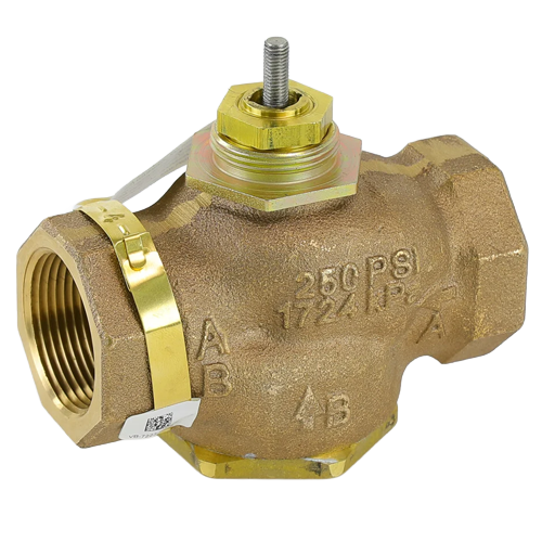 Schneider Electric VB-7223-0-4-9 Globe Valve, 1-1/4″ NPT, 20 Cv, Two-Way Bronze