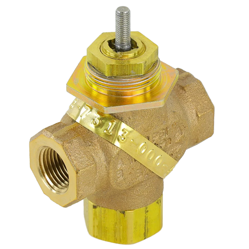 Schneider Electric (Barber Colman) VB-7313-0-4-2 Globe Valve, 3-Way Mixing, 1/2″ NPT, 2.2 Cv, Bronze Body