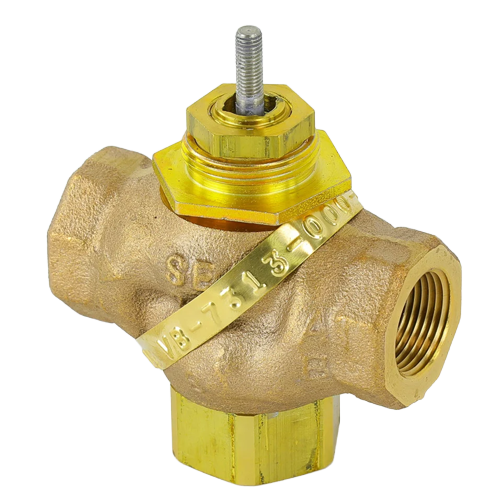 Schneider Electric (Barber Colman) VB-7313-0-4-6 3-Way Mixing Globe Valve, 3/4″ NPT, 7.5 Cv, Bronze Body