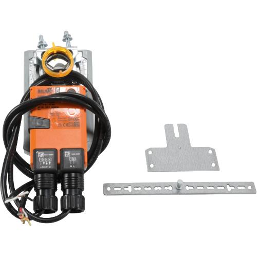 Belimo AMX120-SR Rotary Actuator, 180 in-lb, 2-10 VDC SR, 120 VAC