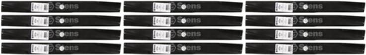 12 Pack Stens 330-282 Hi-Lift Blade Fits John Deere M112847