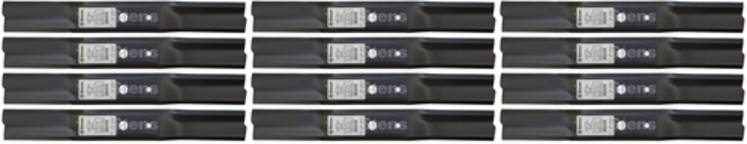 12 Pack Stens 330-421 Low-Lift Blade Fits John Deere M74449