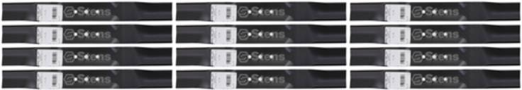12 Pack Stens 330-521 Hi-Lift Blade Toro 112-8841