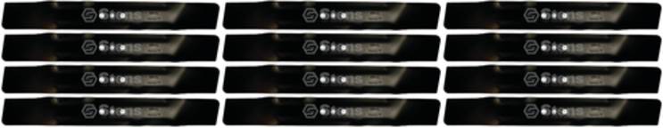 12 Pack Stens 330-770 Mulching Blade Fits John Deere GC00344