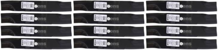 12 Pack Stens 330-821 Standard Blade Fits Kubota K5575-97530