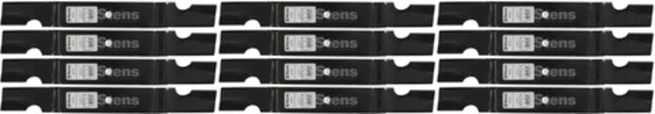 12 Pack Stens 330-876 Notched Medium-Lift Blade Fits Wright Mfg. 71440010
