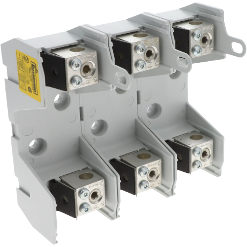 Bussmann Fuse JM60100-3CR 3-Pole Fuse Block, 60A 600V