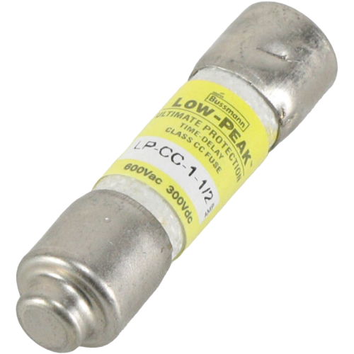 Bussmann LP-CC-1 1/2 Class CC Time-Delay Midget Fuse 1-1/2A