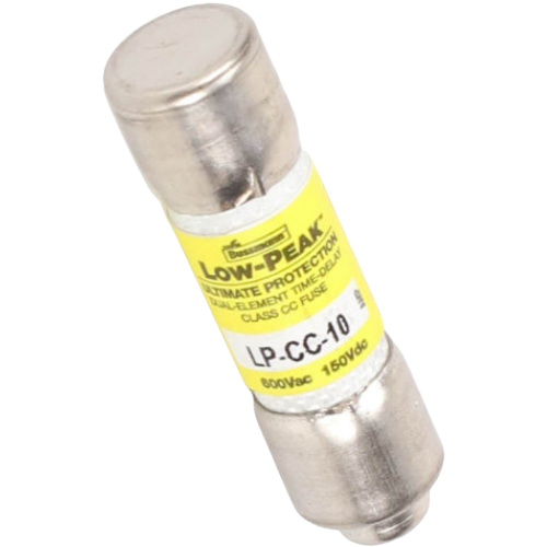Bussmann LP-CC-10 Class CC Time-Delay Cylinder Fuse 10A 600VAC/150VDC