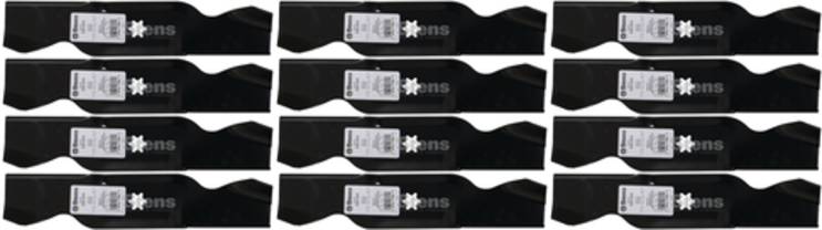 12 Pack Stens 335-533 Hi-Lift Blade Fits MTD 942-0543