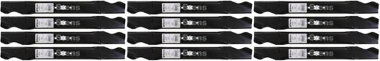 12 Pack Stens 335-677 Hi-Lift Blade MTD 942-0641