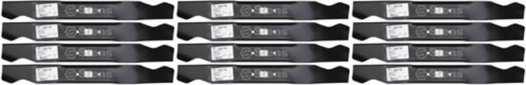 12 Pack Stens 335-715 Mulching Blade MTD 942-0740