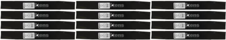 12 Pack Stens 340-042 Low-Lift Blade Fits AYP 532025036
