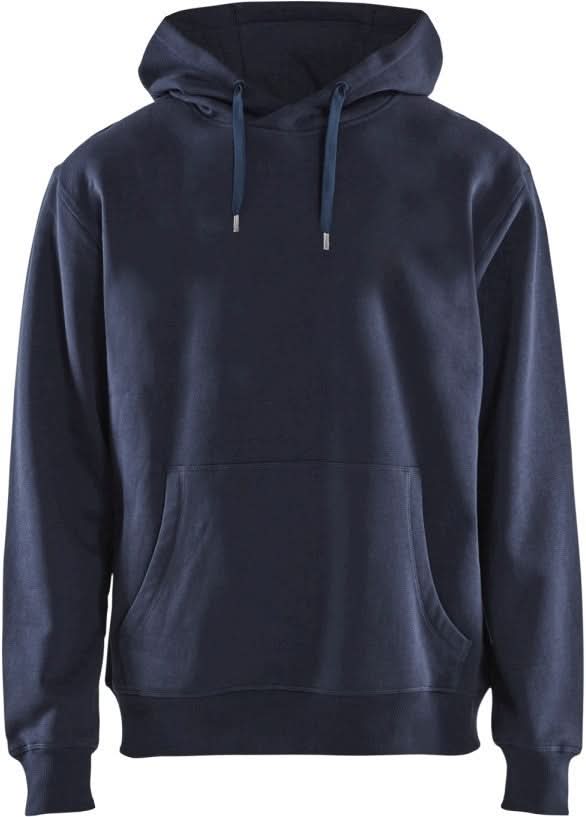 Blaklader 34491048 Hooded Sweatshirt, Navy Blue, S