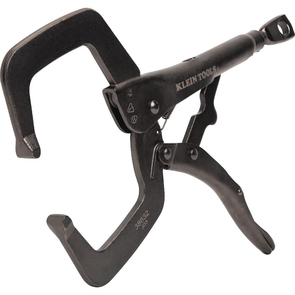 Klein Tools 38632 C-Clamp Locking Pliers With Standard Jaws, 11-Inch