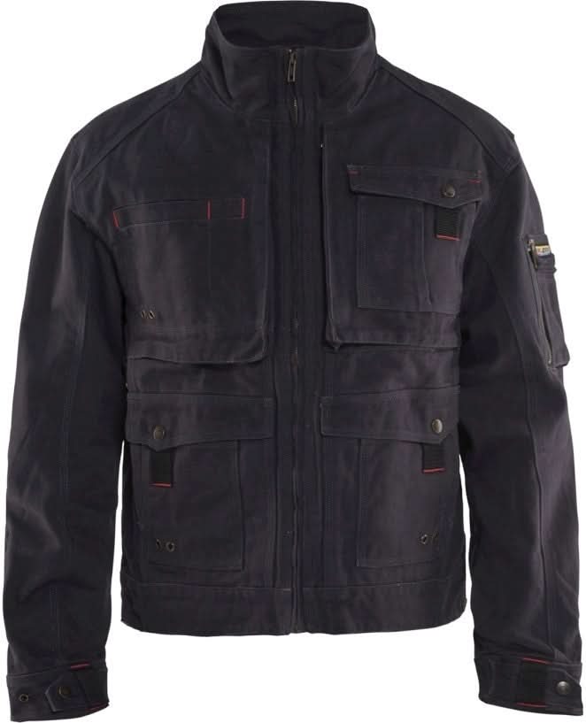 Blaklader 40621320 Brawny Canvas Jacket, Steel Blue, 5XL