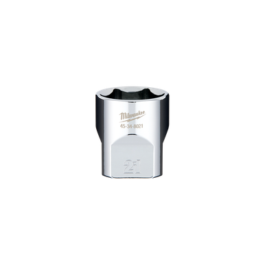 Milwaukee Socket Metric Standard 21 MM3/8" Drive - 45348021