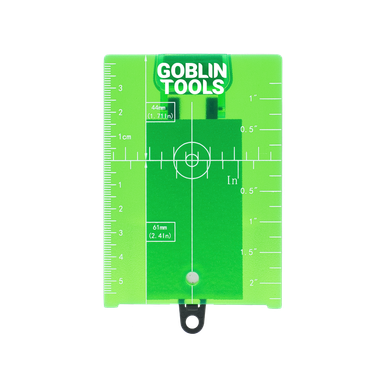 Goblin Tools ASX-GLT Green Target With Magnetic Stand For Green Laser Beams 2 Piece Pack - ASXGLT2PK