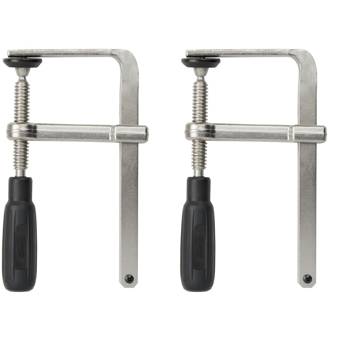Milwaukee PROMOTrack Saw Guide Rail Clamps, 2-Pack