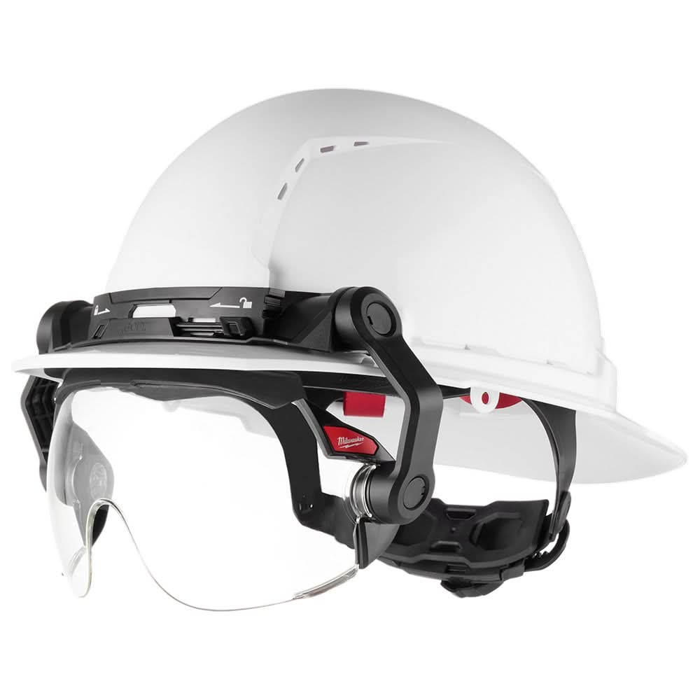 Milwaukee 48-73-1412 BOLT Gasketed Eye Visor - Clear Dual Coat Lens (Compatible with Milwaukee BOLT Safety Helmets & BOLT Hard Hats)