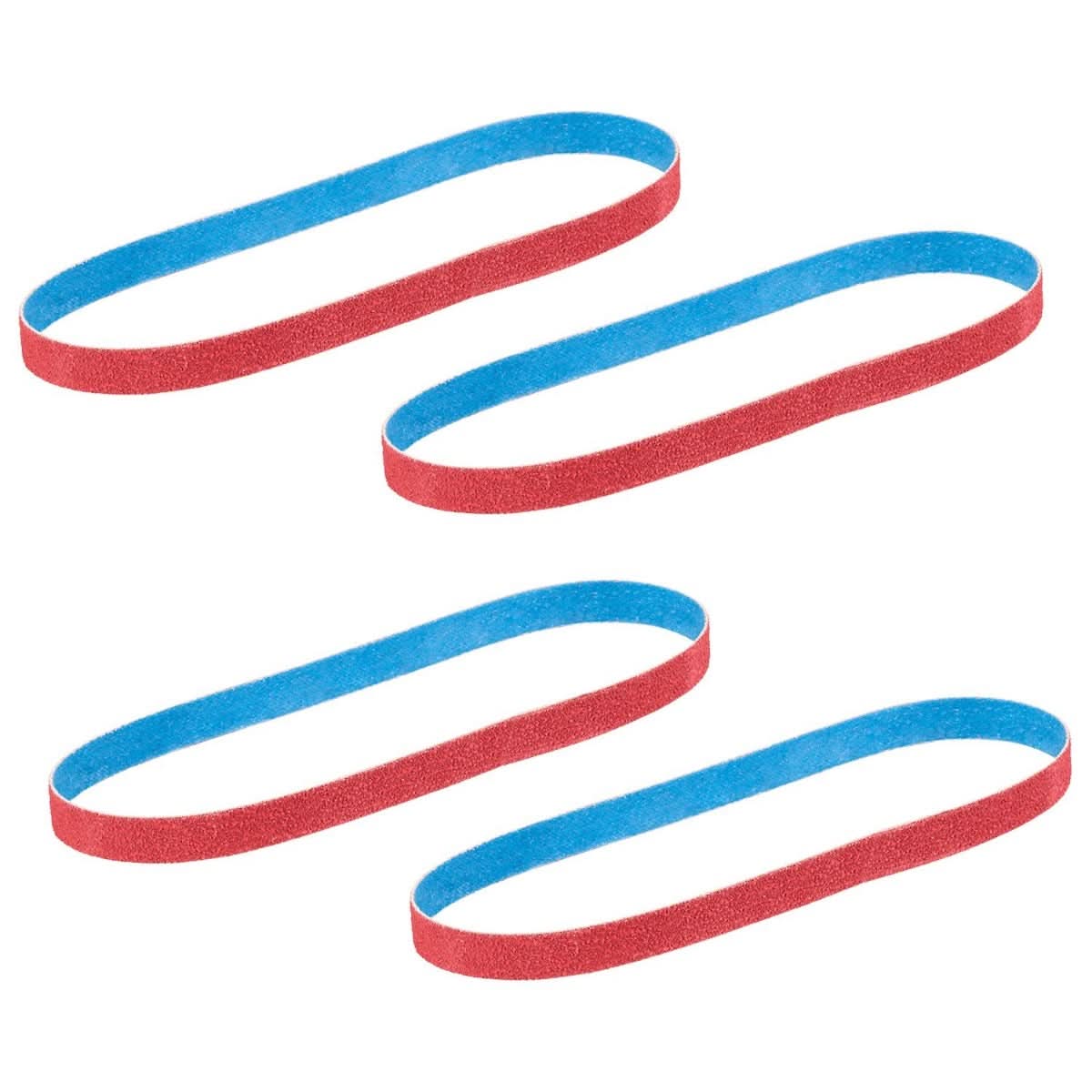 Milwaukee 48-80-9120 1/2" x 18" 120-Grit Bandfile Belts, 4-Pack