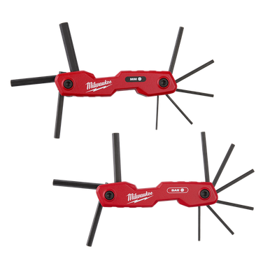 Milwaukee 17 Piece Metric/SAE Folding Hex Key Set - 48222183