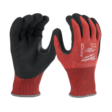 Milwaukee Cut 4(D) Nitrile Dipped Gloves 1 Pack - 4822894