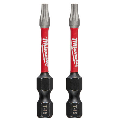 Milwaukee SHOCKWAVE™ Torx T15 Power Bit 50MM (2") 2 Pack - 48324983