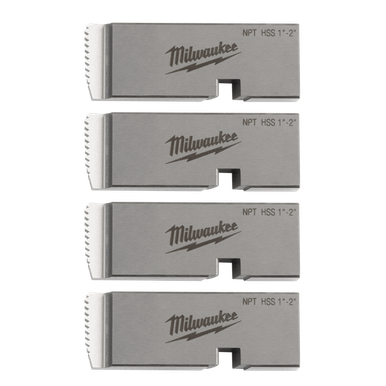 Milwaukee 1"-2" HIGH SPEED FOR STAINLESS NPT Universal Pipe Threading Die Set - 48361206