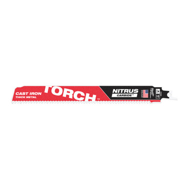 Milwaukee SAWZALL™ The TORCH™ With NITRUS CARBIDE™ Teeth 230 MM 9" 10TPI Blade 1 Pack - 48476252