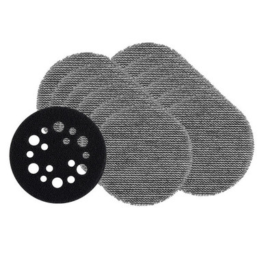 Milwaukee 120 Grit POWERGRID™ H&L Mesh Sanding Discs 75 MM 3" 12 Pack + Pad Saver Fits M12FSDR75 - 48806120