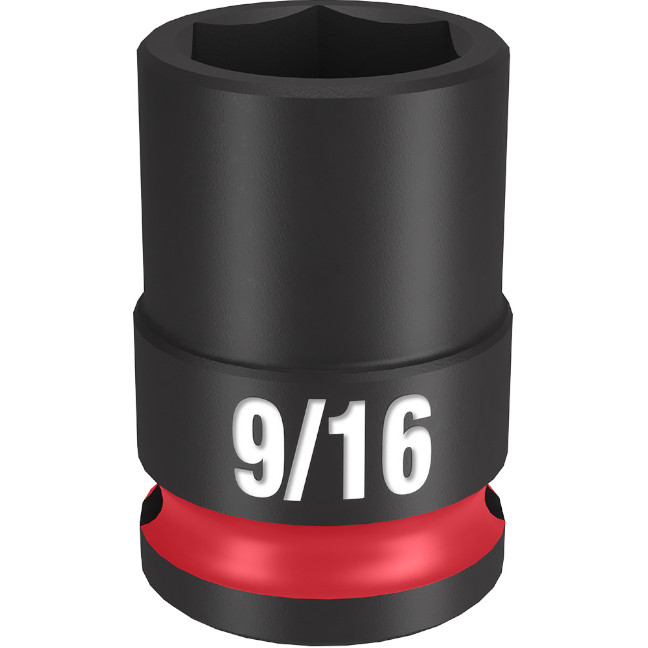 Milwaukee 49-66-6107 SHOCKWAVE™ Impact Duty 3/8″ Drive 9/16″ Standard 6 Point SAE Socket