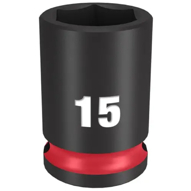 Milwaukee 49-66-6139 SHOCKWAVE™ Impact Duty 3/8″ Drive 15MM Standard 6 Point Socket