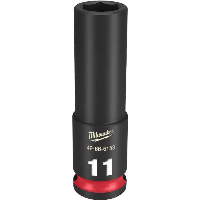 Milwaukee 49-66-6153 SHOCKWAVE™ Impact Duty 3/8″ Drive 11MM Deep 6 Point Socket