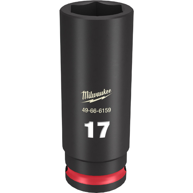 Milwaukee 49-66-6159 SHOCKWAVE™ Impact Duty 3/8″ Drive 17MM Deep 6 Point Socket