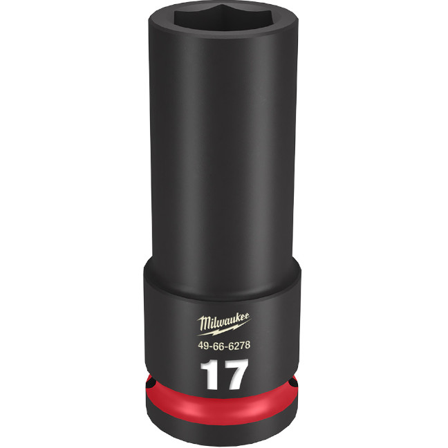 Milwaukee 49-66-6278 SHOCKWAVE™ Impact Duty 1/2″ Drive 17MM Deep 6 Point Socket