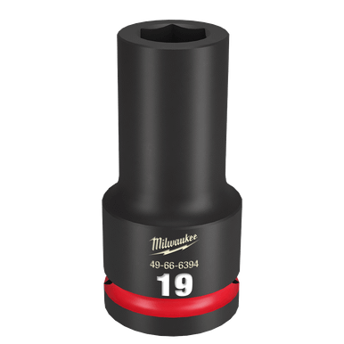 Milwaukee SHOCKWAVE™ Deep 6 Point Impact Socket 19 MM 3/4" Drive - 49666394