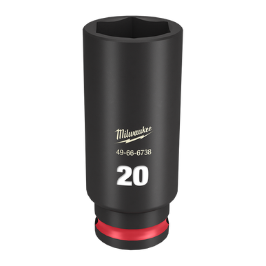 Milwaukee SHOCKWAVE™ Deep 6 Point Impact Socket3/8" Drive 20mm- 49666738