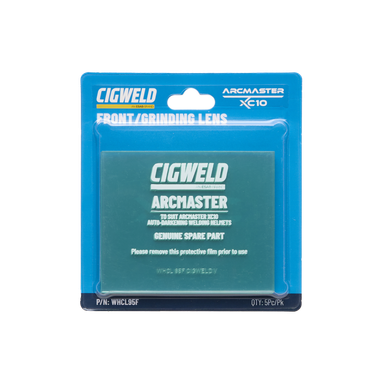 Cigweld Arcmaster XC10 Front Cover Lens Pack of 5 - WHCL95F