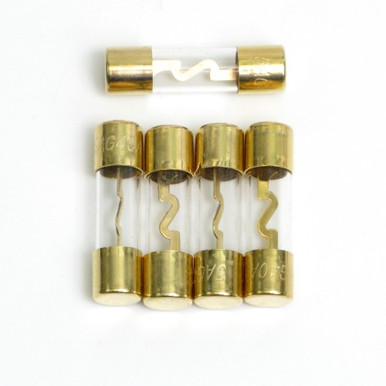 5 Pack AGU 60 AMP Fuse Gold Plated