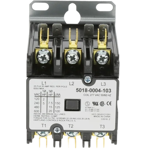 Marley Engineered Products 5018-0004-103 277V Coil 3-Pole 35A Contactor