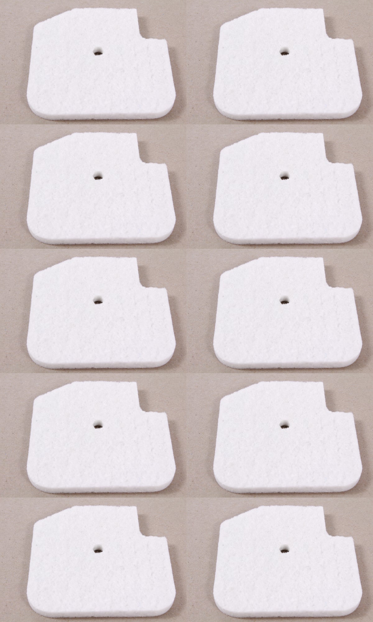 10 Pack Genuine Husqvarna 531009637 Air Filter Fits 125BT OEM