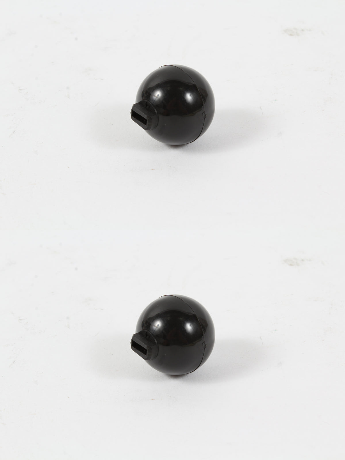 2 Pack Genuine Husqvarna 539133049 Black Round Ball Knob OEM