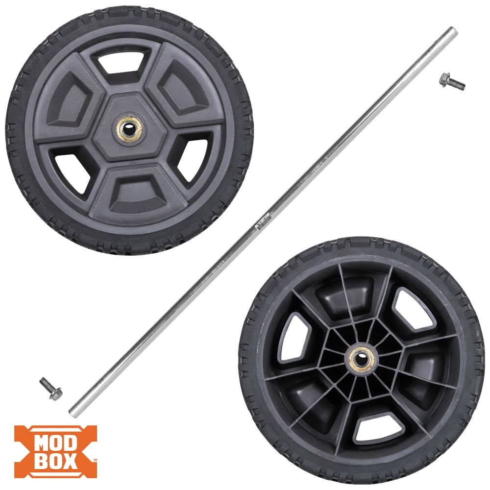 Klein Tools 54902MBR MODbox Replacement Wheels for Rolling Toolbox