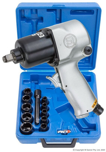 Shinano Impact Wrench Kit 1/2" - SI1420TK